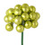 Vickerman N180173 1" x 24pc Lime Shiny Ball Pick 2/Pk 