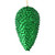 Vickerman N187204D - 7 inch Green Glitter Pinecone Christmas Ornament - 4 Pack
