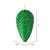 Vickerman N187204D - 7 inch Green Glitter Pinecone Christmas Ornament - 4 Pack
