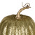 Vickerman MC225708 - 8 inch Gold Pumpkin Decor - Set of 3