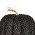 Vickerman MC225717 - 8 inch Black Pumpkin Decor - Set of 3