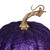 Vickerman MC225766 8" Purple Pumpkins Assorted Set of 3