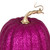 Vickerman MC225779 - 8 inch Pink Pumpkin Decor - 3 Pack