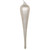Vickerman MT195038D 11" Champagne Glitter Drop Ornament 3/Bg