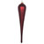 Vickerman MT195065D 11" Burgundy Glitter Drop Ornament 3/Bag