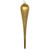 Vickerman MT195108D 15.75" Gold Glitter Drop Ornament 2/Bag