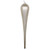Vickerman MT195138D - 15.75 inch Champagne Glitter Teardrop Christmas Ornament - 2 Pack