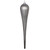 Vickerman MT195187D 15.75" Pewter Glitter Drop Ornament 2/Bg