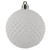 Vickerman N188411D 2.75" White Durian Glitter Ball 12/Bag