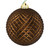 Vickerman N188475D 2.75" Chocolate Durian Glitt Ball 12/Bag