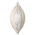 Vickerman MT203008 6" Gold Brushed Feather Ornament 3/Bag