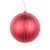 Vickerman MT211503D 4" Red Matte Glitter Ball Ornament 4/bag