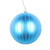 Vickerman MT211512D - 4 inch Turquoise Glitter Ball Christmas Ornament - 4 Pack