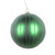 Vickerman MT211524D 4" Emerald Matte Glitter Ball Orn 4/bag