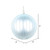 Vickerman MT211540D 4" Frosty Mint Matte Glitter Ball 4/bag