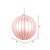 Vickerman MT211558D 4" Rose Gold Matte Glitter Ball Orn 4/bg