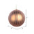 Vickerman MT211576D 4" Mocha Matte Glitter Ball Orn 4/bag