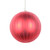 Vickerman MT211703D - 5 inch Red Glitter Ball Christmas Ornament - 4 Pack