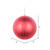 Vickerman MT211703D 5" Red Matte Glitter Ball Ornament 4/bag