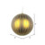 Vickerman MT211714D - 5 inch Olive Glitter Ball Christmas Ornament - 4 Pack