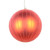 Vickerman MT211718D - 5 inch Burnished Orange Glitter Ball Christmas Ornament - 4 Pack