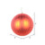 Vickerman MT211718D - 5 inch Burnished Orange Glitter Ball Christmas Ornament - 4 Pack