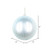 Vickerman MT211740D 5" Frosty Mint Matte Glitter Ball 4/bag