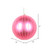 Vickerman MT211745D - 5 inch Mauve Glitter Ball Christmas Ornament - 4 Pack