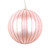 Vickerman MT211758D 5" Rose Gold Matte Glitter Ball Orn 4/bg