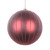 Vickerman MT211765D 5" Burgundy Matte Glitter Ball Orn 4/bag