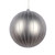 Vickerman MT211787D 5" Pewter Matte Glitter Ball Orn 4/bag