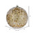 Vickerman N190408D - 8 inch Gold Glitter Ball Christmas Ornament