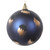 Vickerman MT220731 - 4 inch Midnight Blue Matte Ball Christmas Ornament - 4 Pack