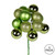 Vickerman N192554 - 12 inch Celadon 4-Finish Ball Christmas Ornament - 4 Pack