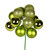 Vickerman N192573 12" Lime Ball Ornament Pick 4/Bg