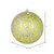 Vickerman N195473D - 4 inch Lime Crackle Ball Christmas Ornament - 6 Pack