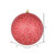  Vickerman N195803D 8" Red Crackle Ball Ornament 