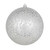 Vickerman N195807D 8" Silver Crackle Ball Ornament