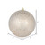 Vickerman N195838D 8" Champagne Crackle Ball Ornament