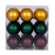 Vickerman N220156 - 2.4 inch Green, Gold & Burgundy Ball Christmas Ornament Set - 18 Pack