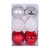 Vickerman N220350 3" Red White Silver Ornament Asst 12/box