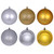 Vickerman N220360 3" Gold Silver Ornament Asst 12/box