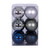 Vickerman N220364 - 3 inch Midnight Blue, Silver & Pewter Ball Christmas Ornament Set - 12 Pack