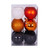 Vickerman N220370 3" Orange Black White Orn Asst 12/box