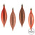 Vickerman N500171 5.5" Coral Drop 4 Finish Asst 8/Bx