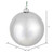 Vickerman N590707DSV - 2.75 inch Silver Shiny Ball Outdoor Christmas Ornament - 12 Pack