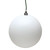 Vickerman N590711DMV - 2.75 inch White Matte Ball Outdoor Christmas Ornament - 12 Pack