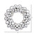 Vickerman N114207 - 12" Silver Colored Ball Wreath