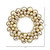 Vickerman N114208 - 12" Gold Colored Ball Wreath