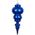 Vickerman N150602DMV 14" Blue Matte Finial UV Drilled